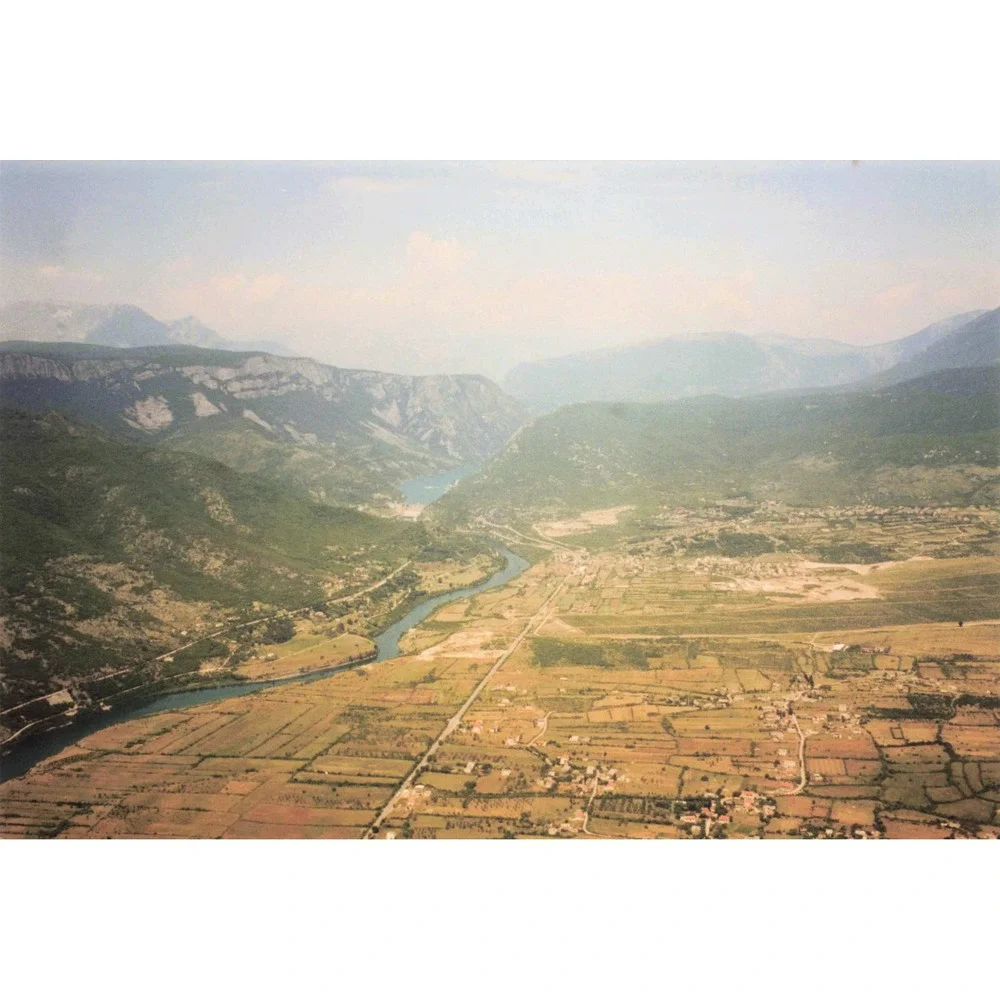 Vintage 1999 USAF Aerial Photos Bosnia Balkans Mountains Rivers Lot of 11 - Picture 3 of 11